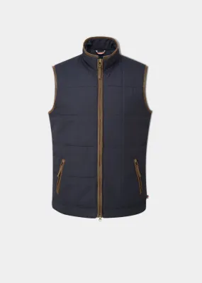 Alan Paine Kexby Mens Waistcoat - Navy