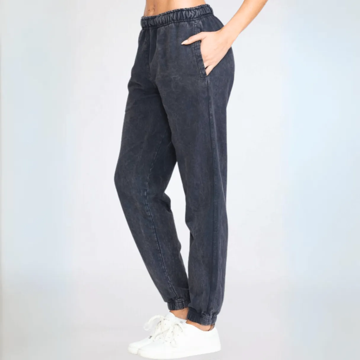 All Day French Terry Pocket Joggers Made in USA