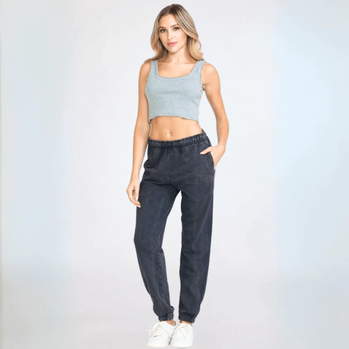 All Day French Terry Pocket Joggers Made in USA