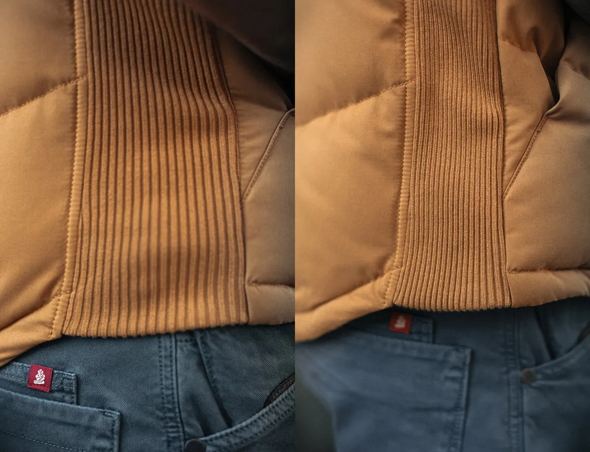 &SONS Forest Puffer Gilet Tan