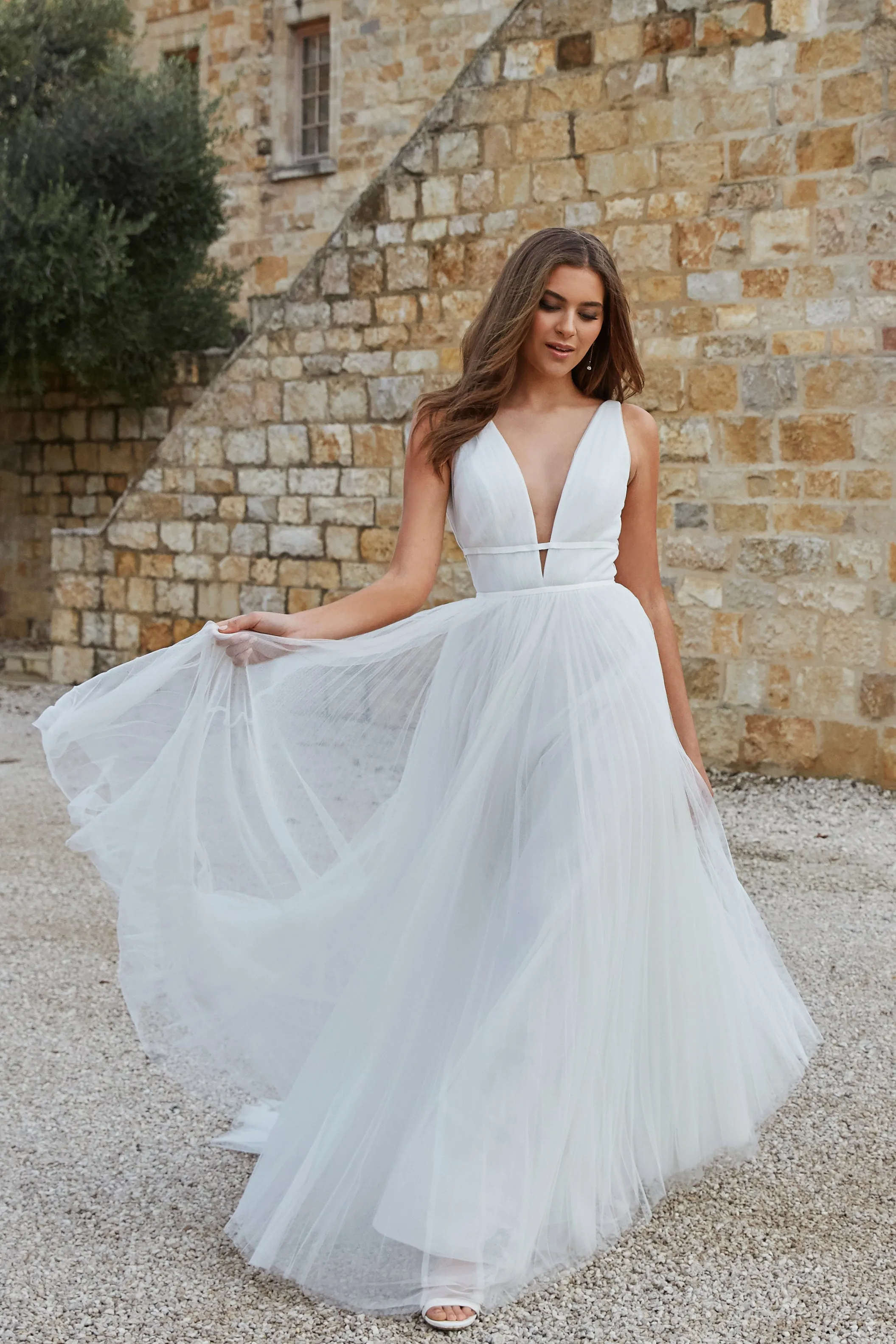 Annalise Sample Sale - Ivory/Ivory
