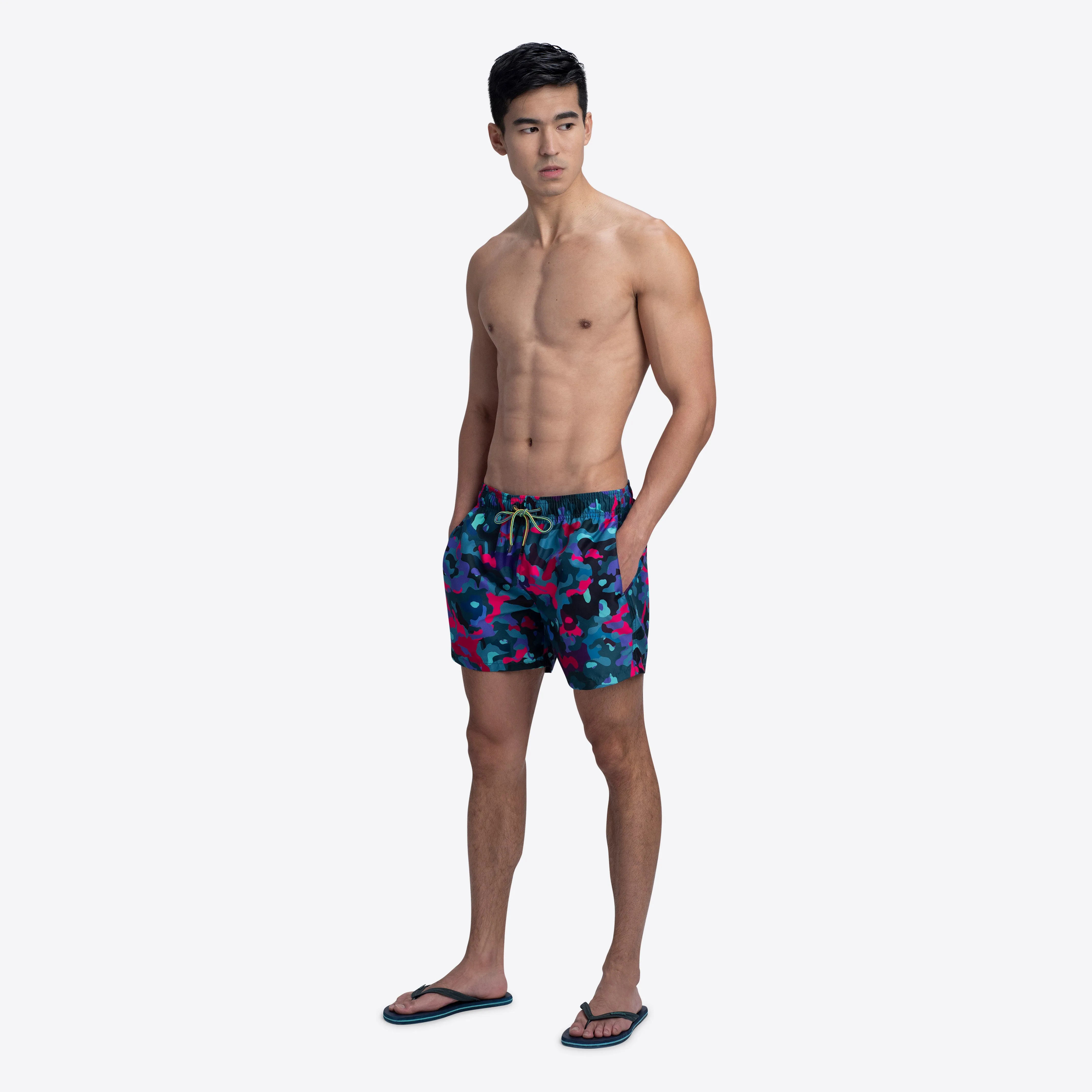 ARCHER Camouflage Print Swim Trunks