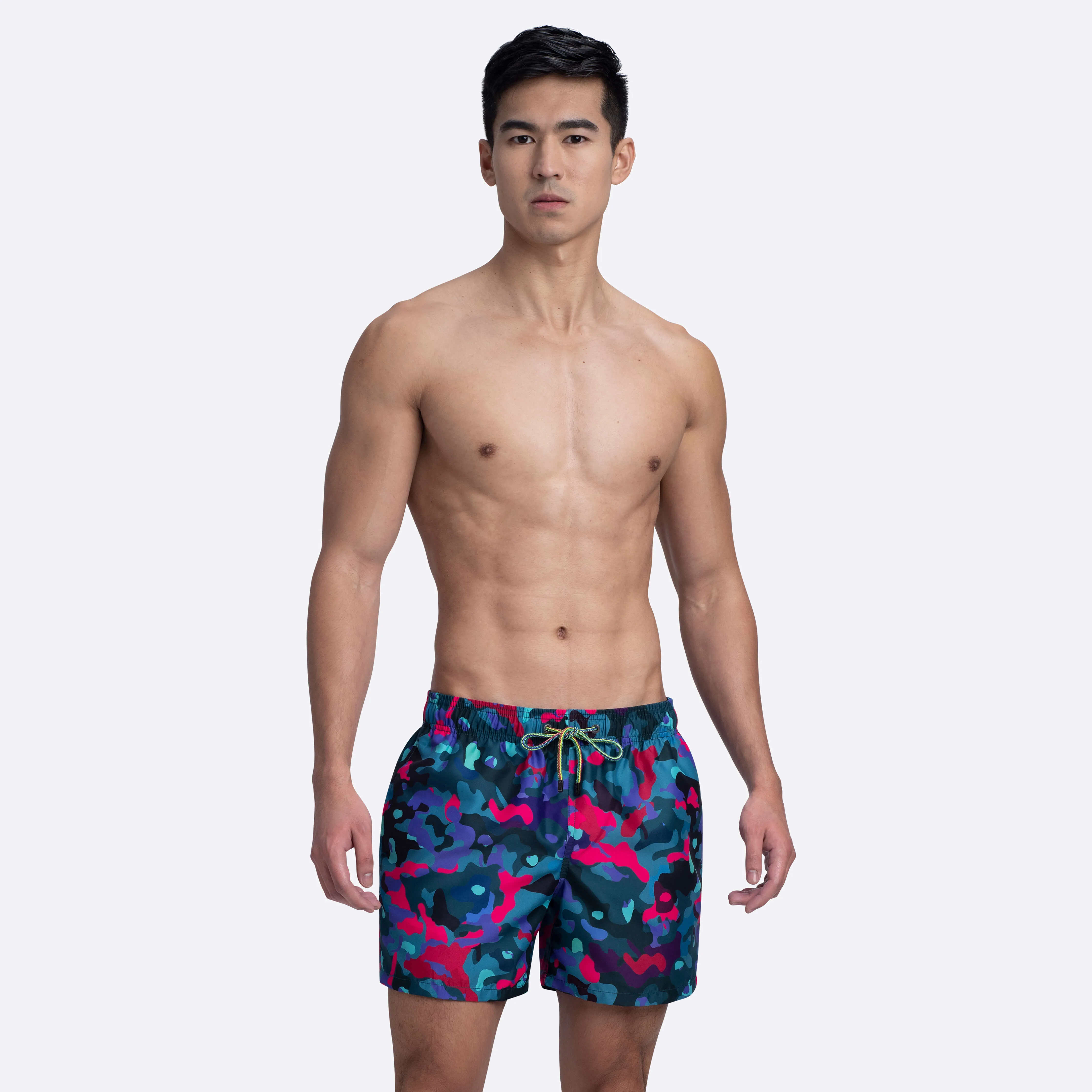 ARCHER Camouflage Print Swim Trunks