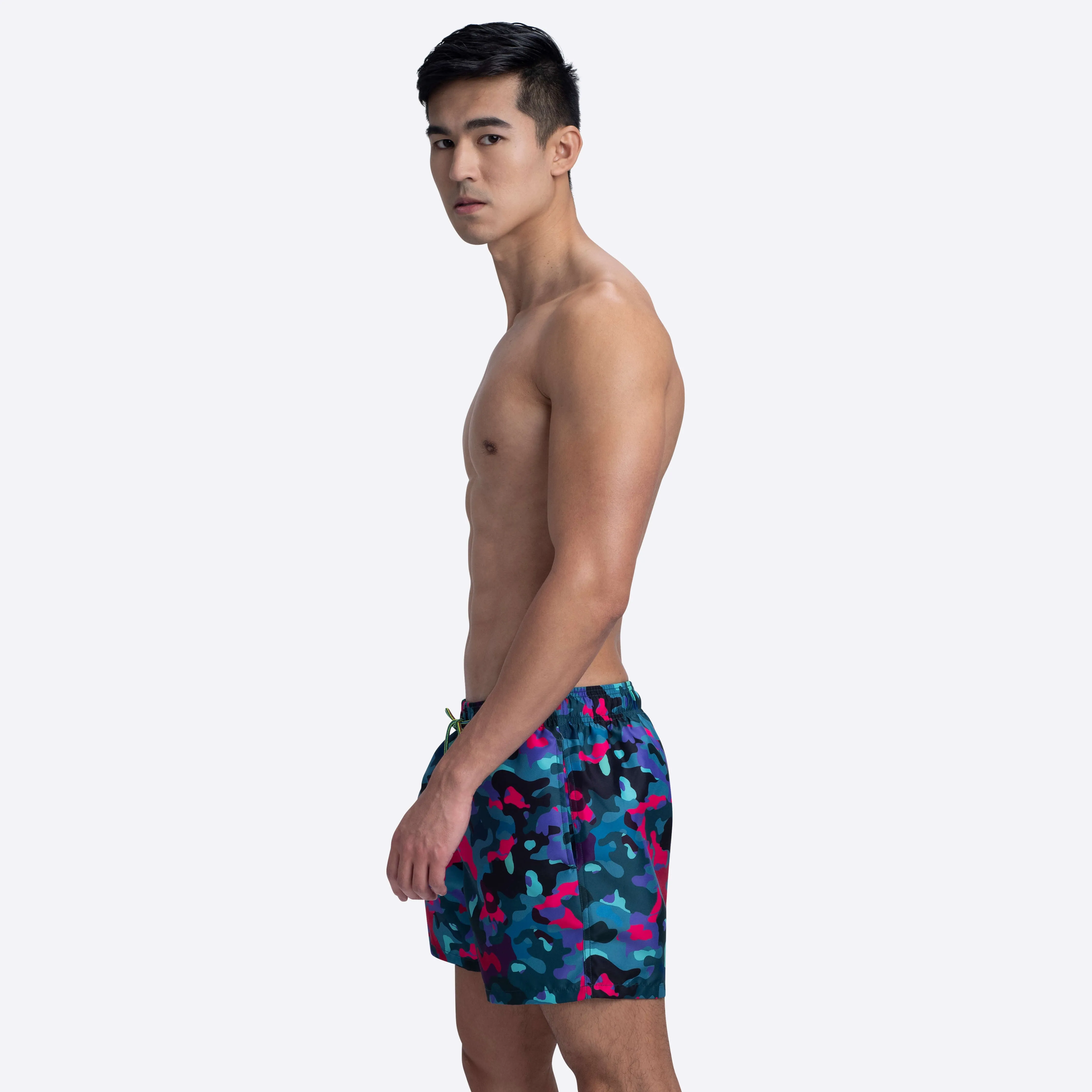 ARCHER Camouflage Print Swim Trunks
