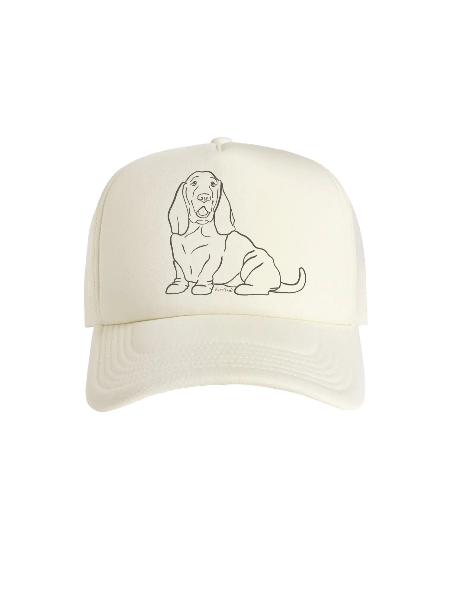 Basset Hound Foam Trucker Cap