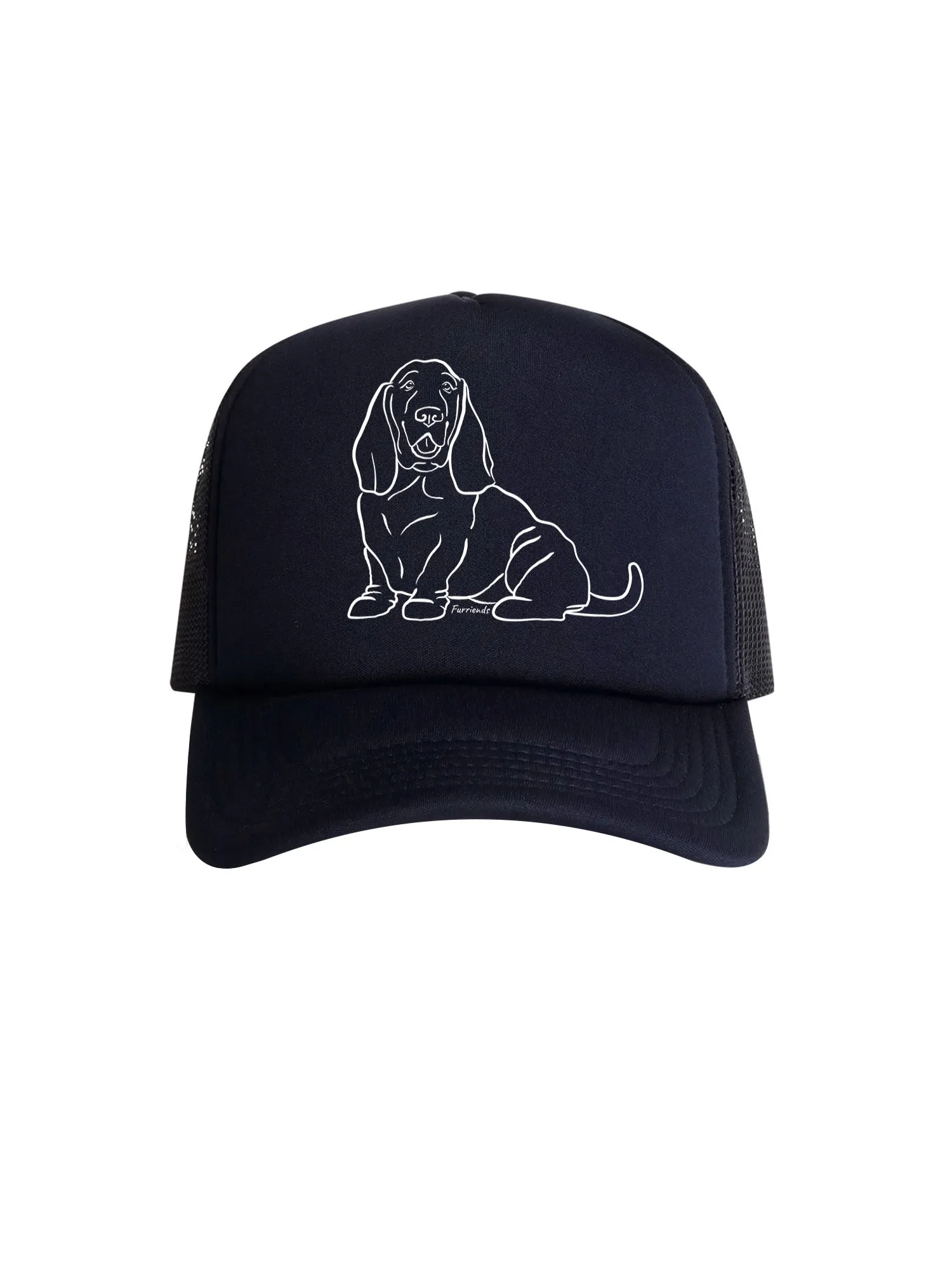 Basset Hound Foam Trucker Cap