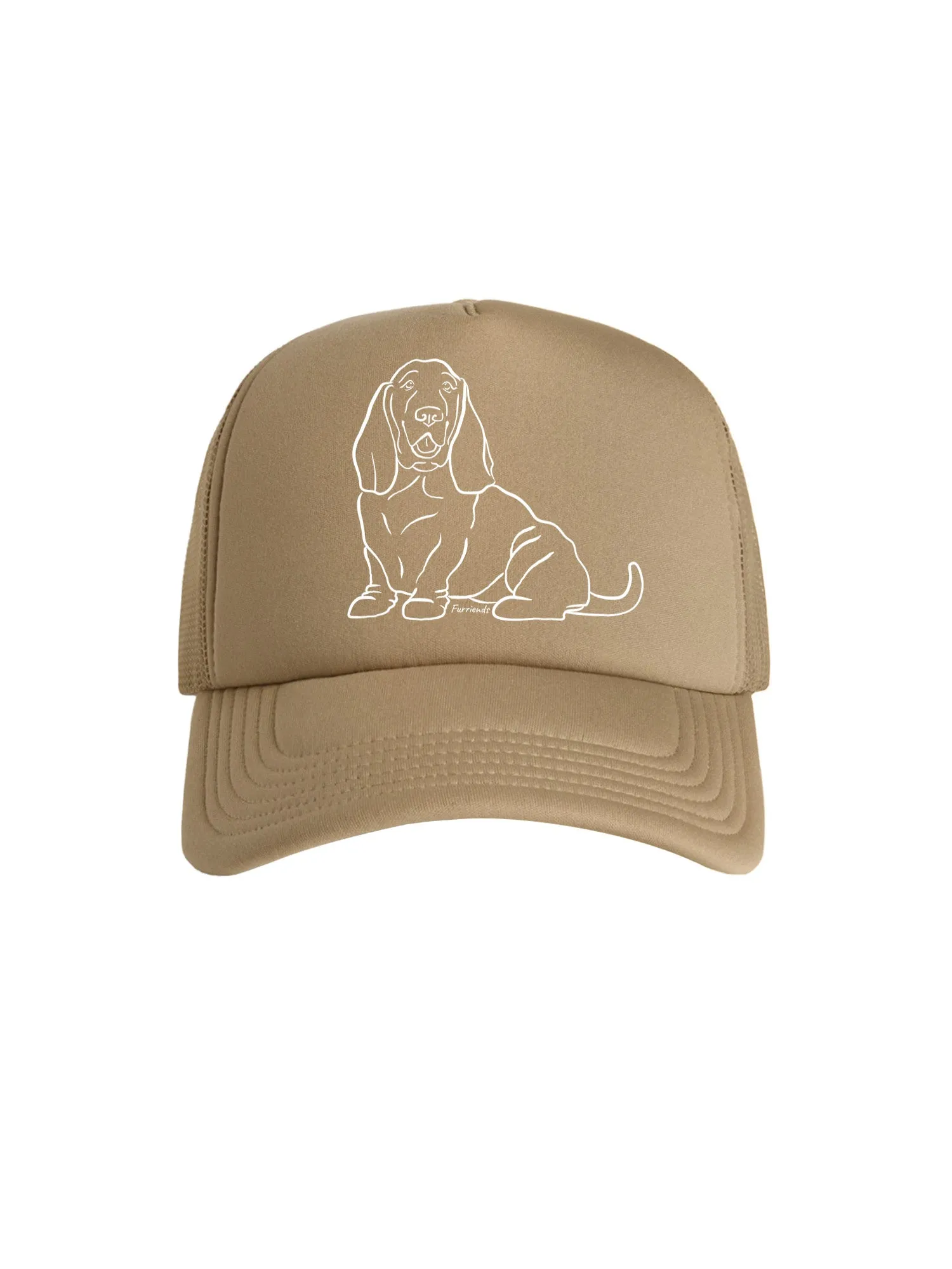 Basset Hound Foam Trucker Cap