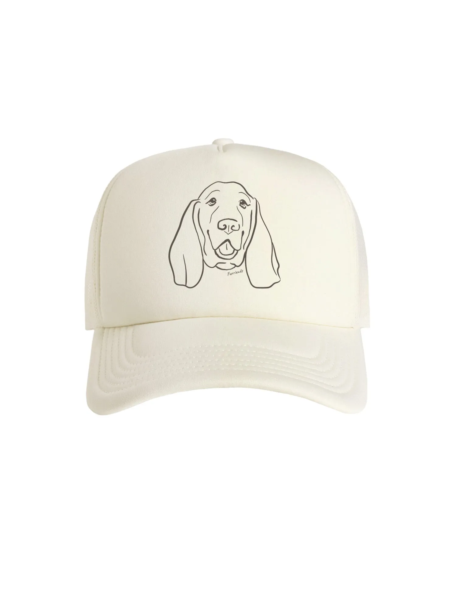 Basset Hound Foam Trucker Cap