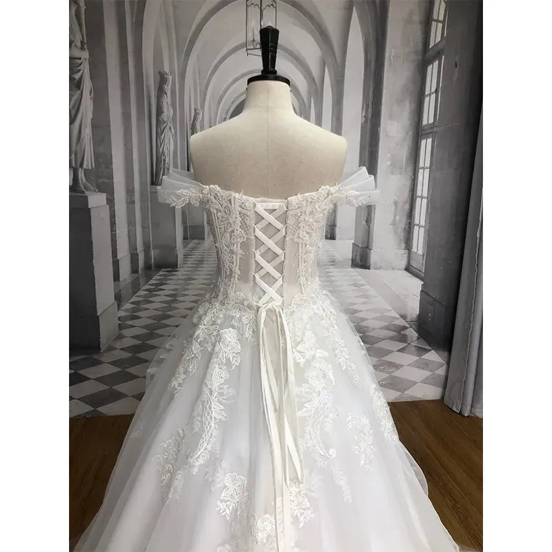 Bling Applique Wedding Gown All Sizes