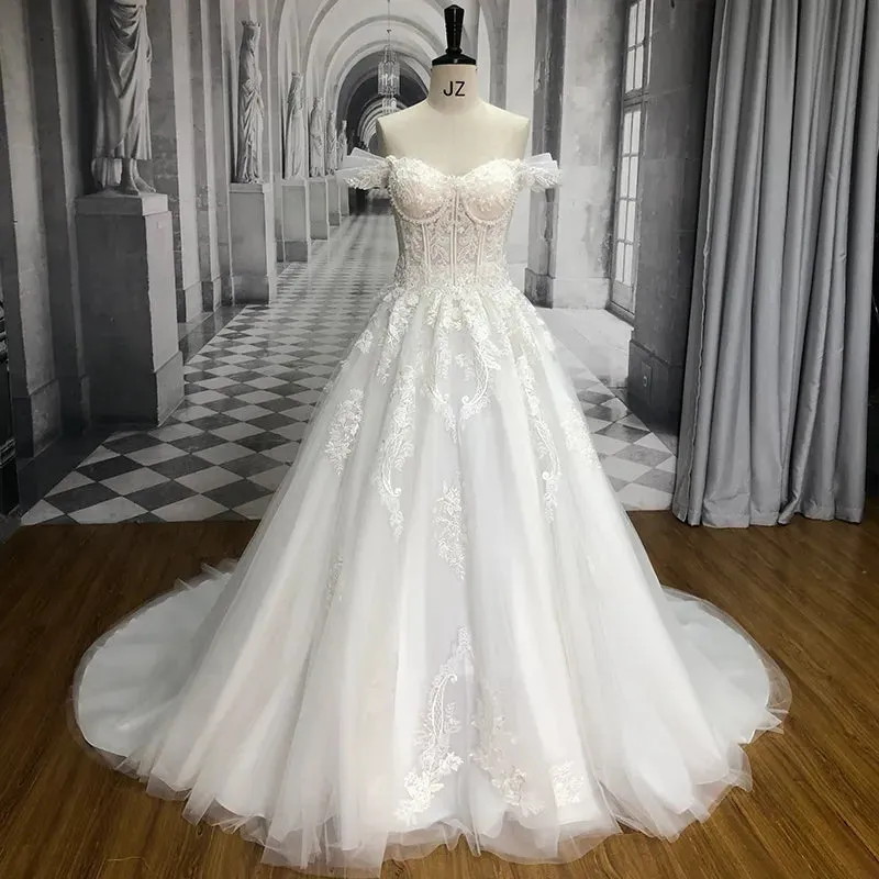 Bling Applique Wedding Gown All Sizes