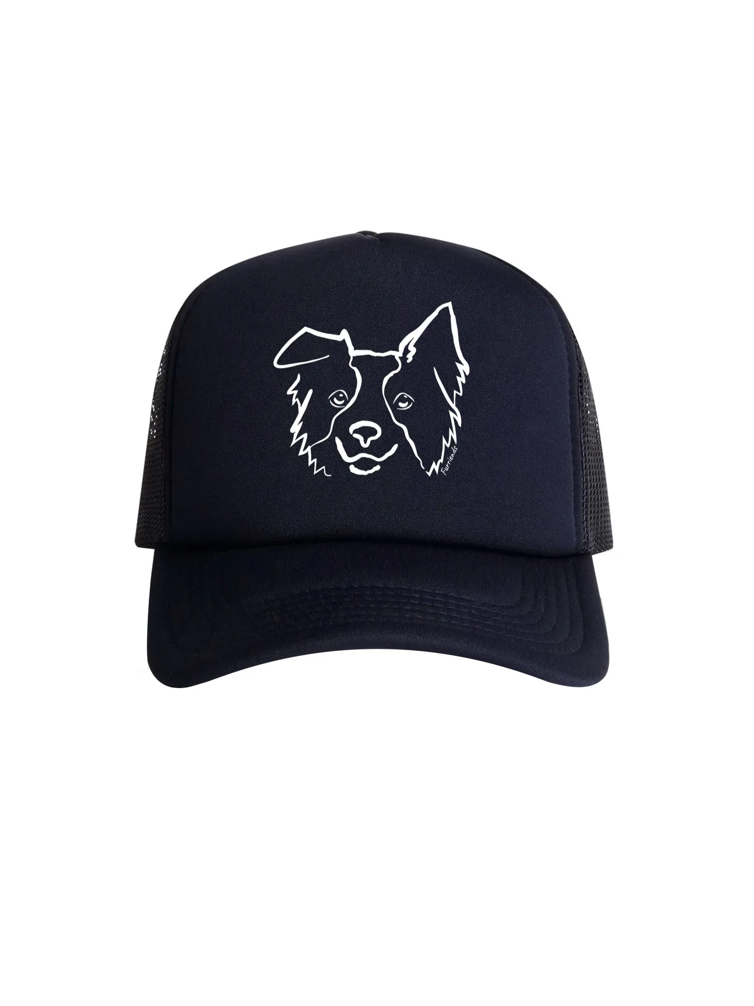 Border Collie Foam Trucker Cap