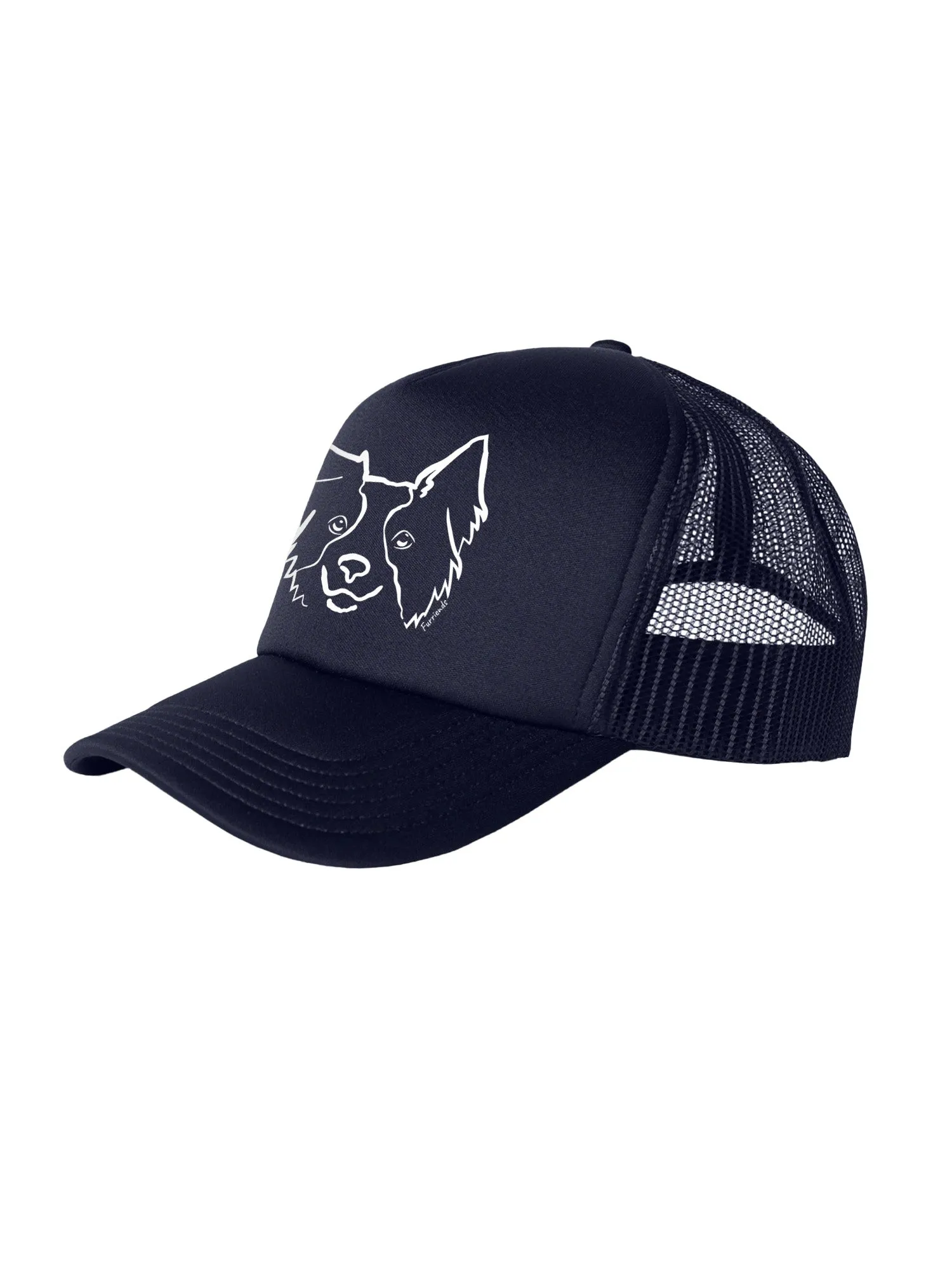 Border Collie Foam Trucker Cap