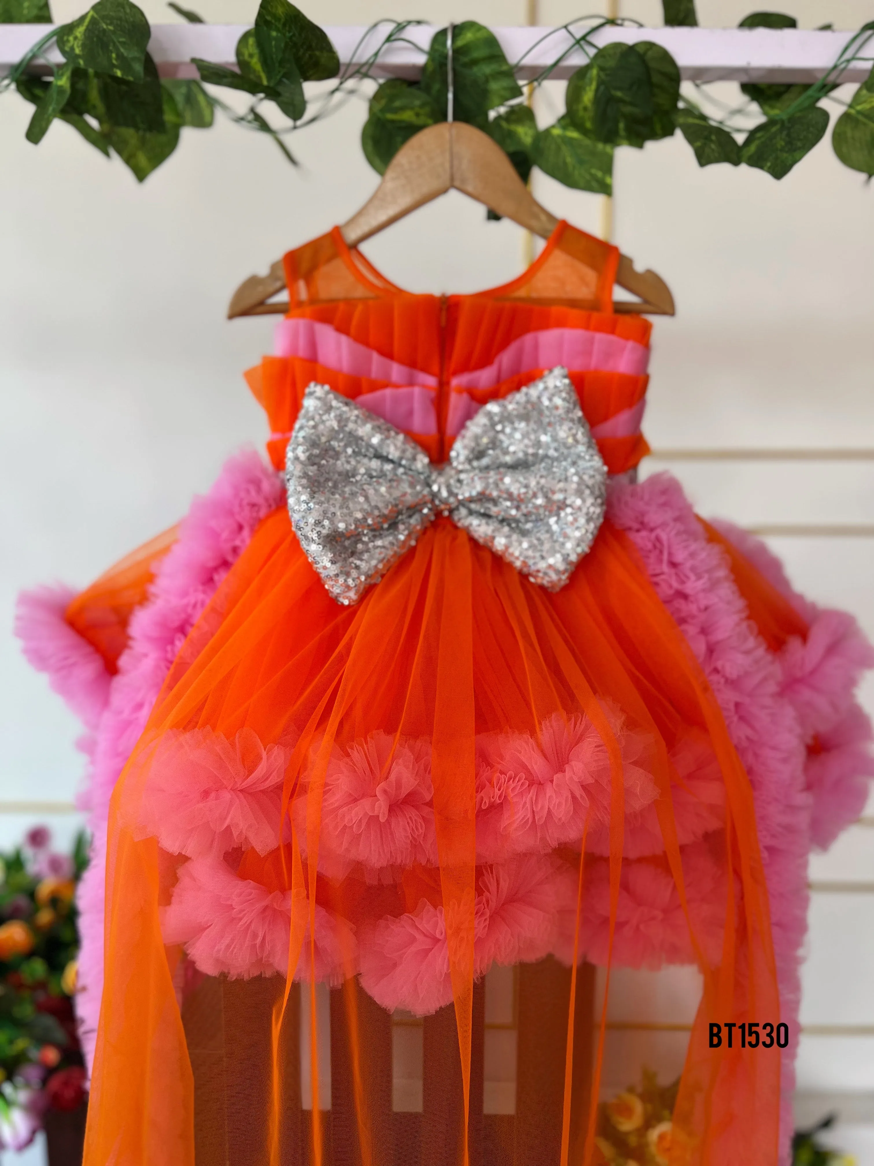 BT1530 Sunset Flora Fiesta Dress - Brighten the Party with Blooms!