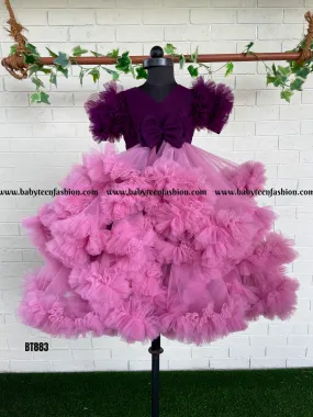 BT883 Plum Perfection Blossom in a Vision of Violet Elegance