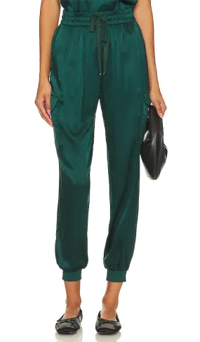 CAMI NYC Elsie Pant in Dark Green