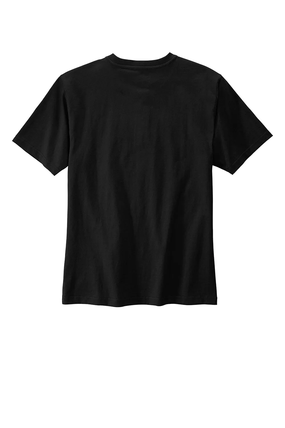 Carhartt Mens Short Sleeve Henley T-Shirt w/ Pocket - Black