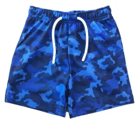 Cobalt Camo Mesh Shorts