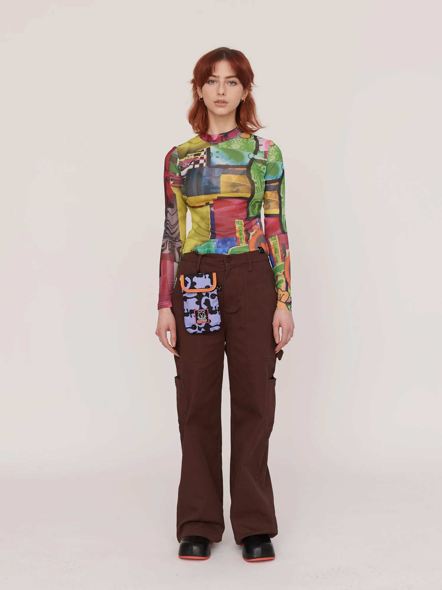 Collage Mesh Top