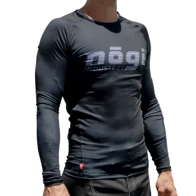 Core Long Sleeve Rash Guard - BLACK