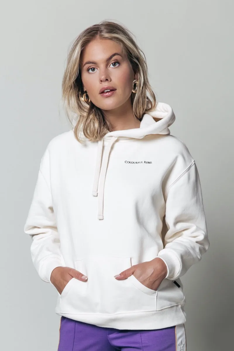 Cosmic Riders hoodie | off white