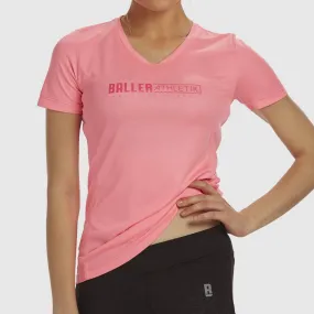 Cut Out Tee - Pink