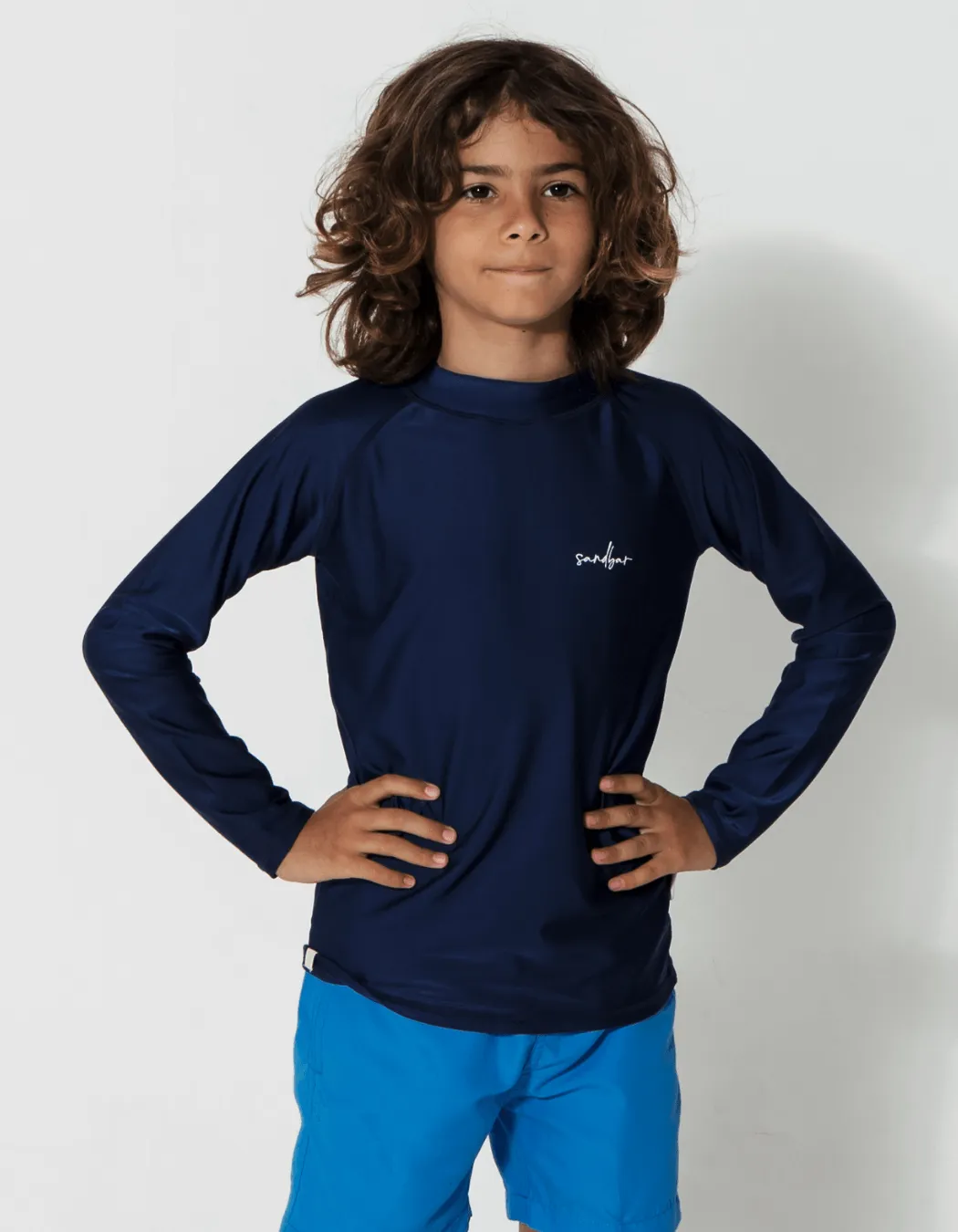 Deep Ocean Blue Rash Guard