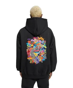 Doodle Hip Hop Relaxed Drop Shoulder Hoodie