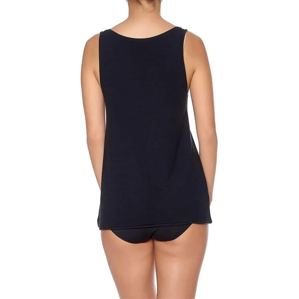 Douceur Ribbed Trapeze Top