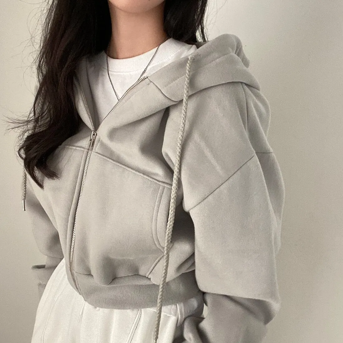 Essentials Oversized Vest | Bequemer weicher Hoodie für Frauen