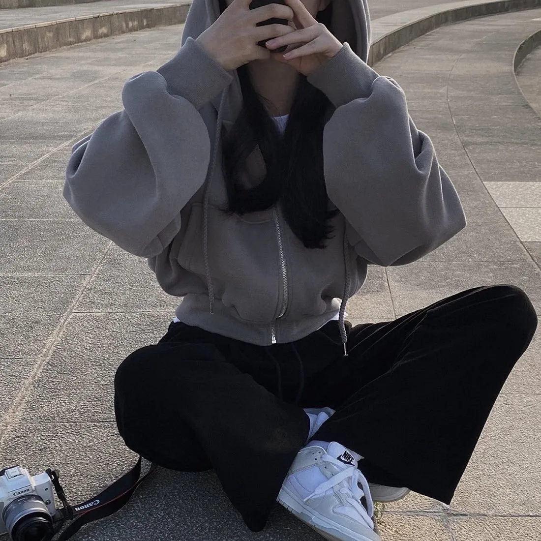 Essentials Oversized Vest | Bequemer weicher Hoodie für Frauen