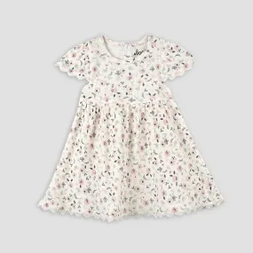 Floral Elegance Lace Frock