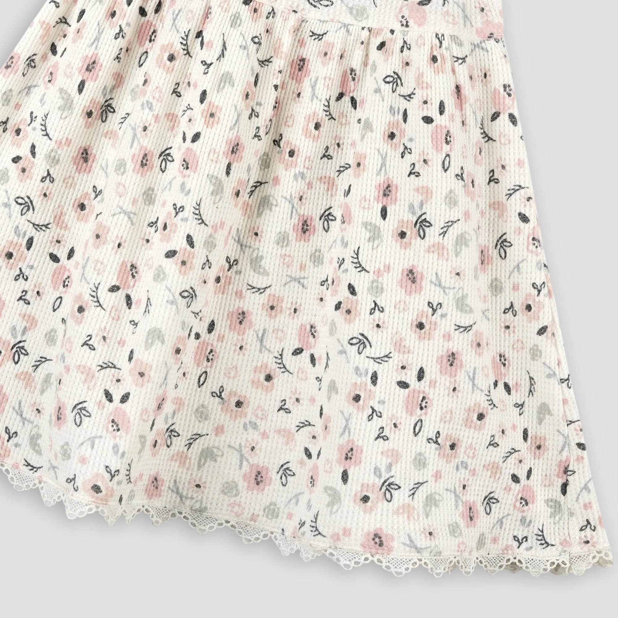 Floral Elegance Lace Frock