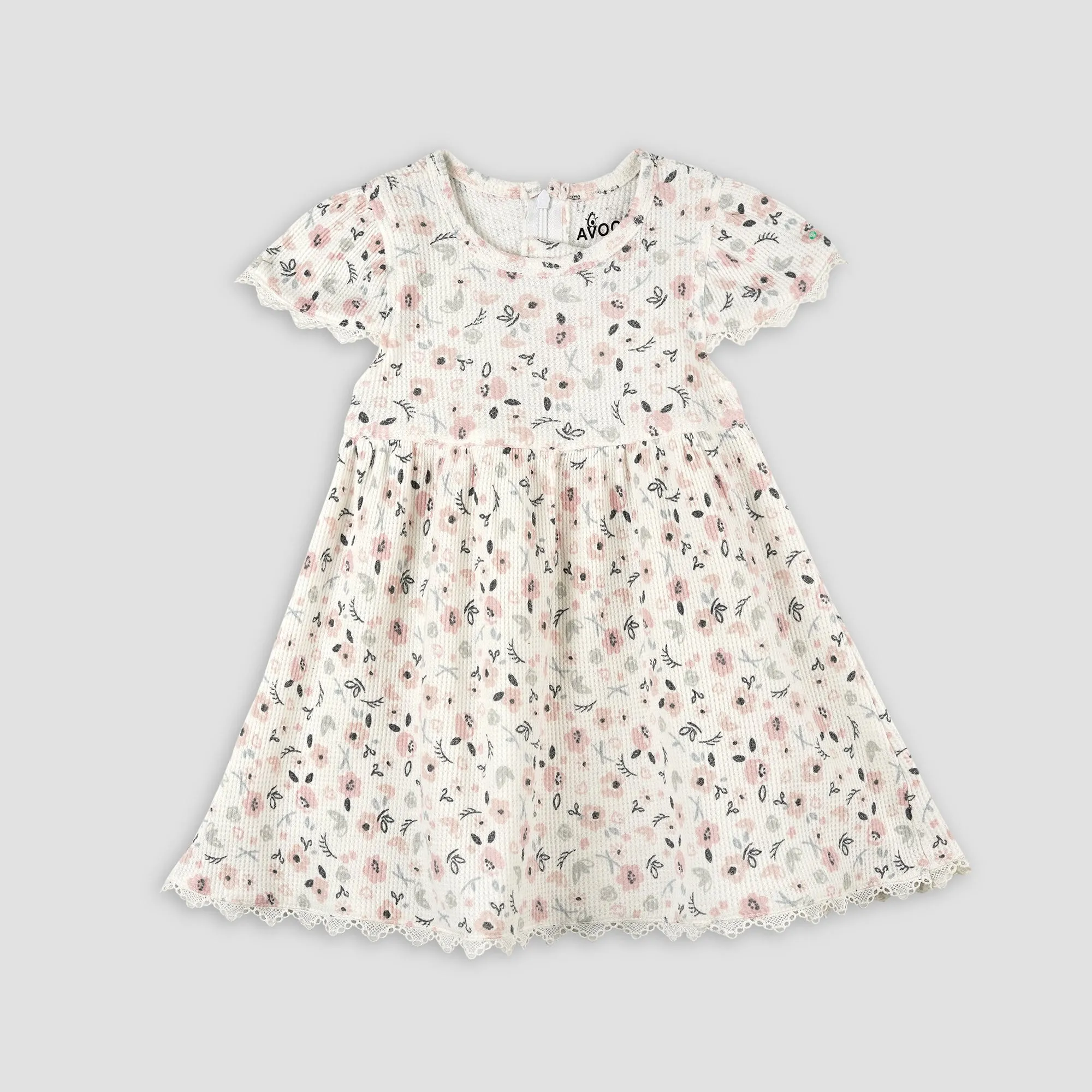 Floral Elegance Lace Frock