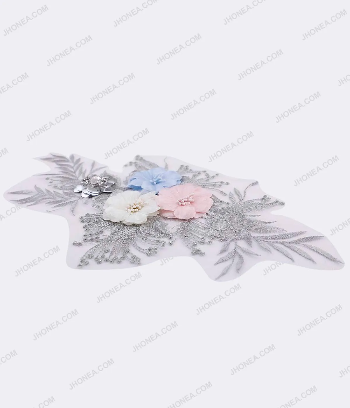 Floral Embroidery Patches for Baby Frocks/Gowns