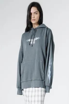 Gateway Oversized Hoodie- Merch Black