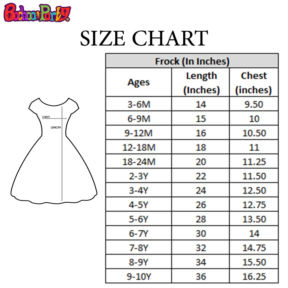 Girls Net Fancy Frock-Multi