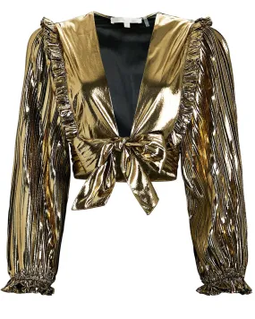 Gold Missy Crop Top