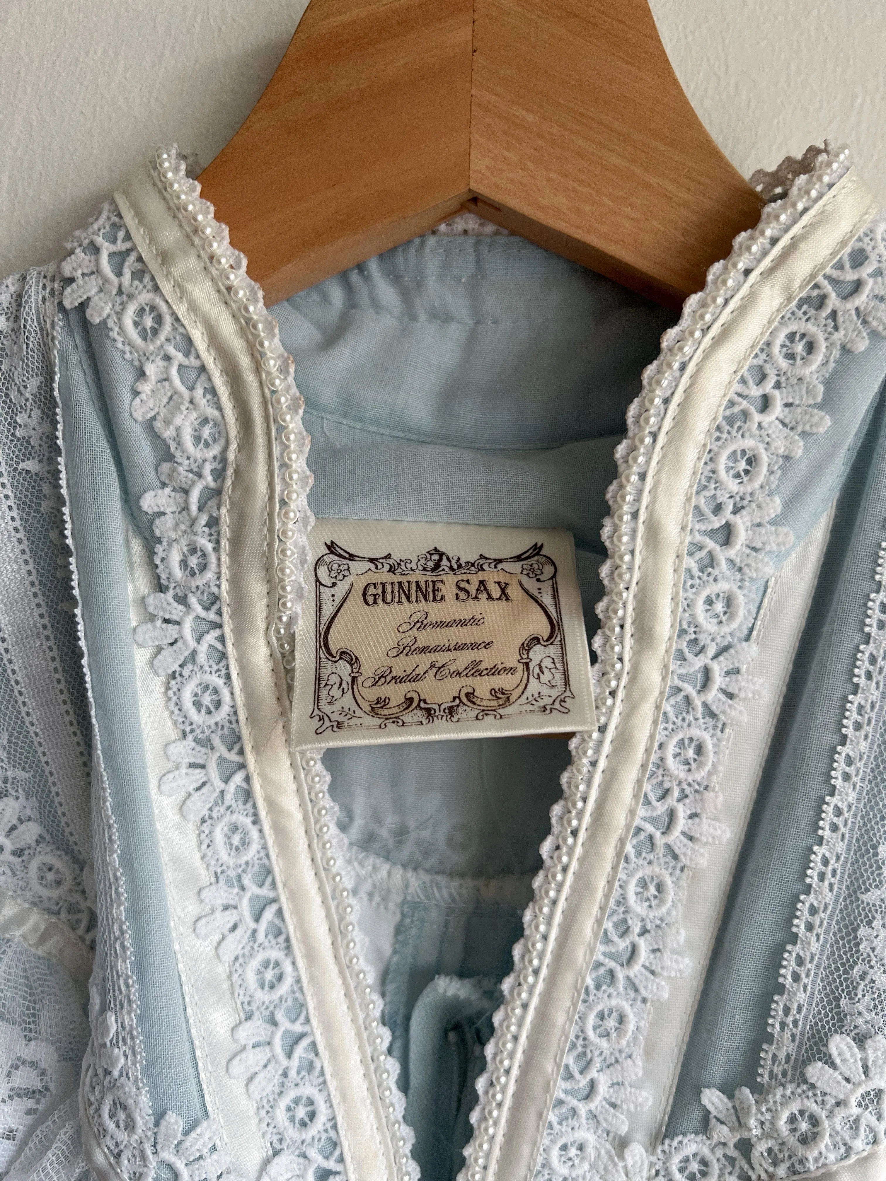 Gunne Sax Blue Bird Dress (XS/S)