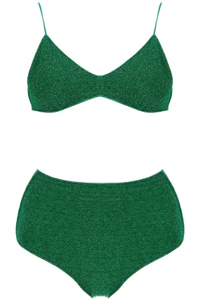 high-waisted lumiã¨re bikini set LMS803 EMERALD GREEN