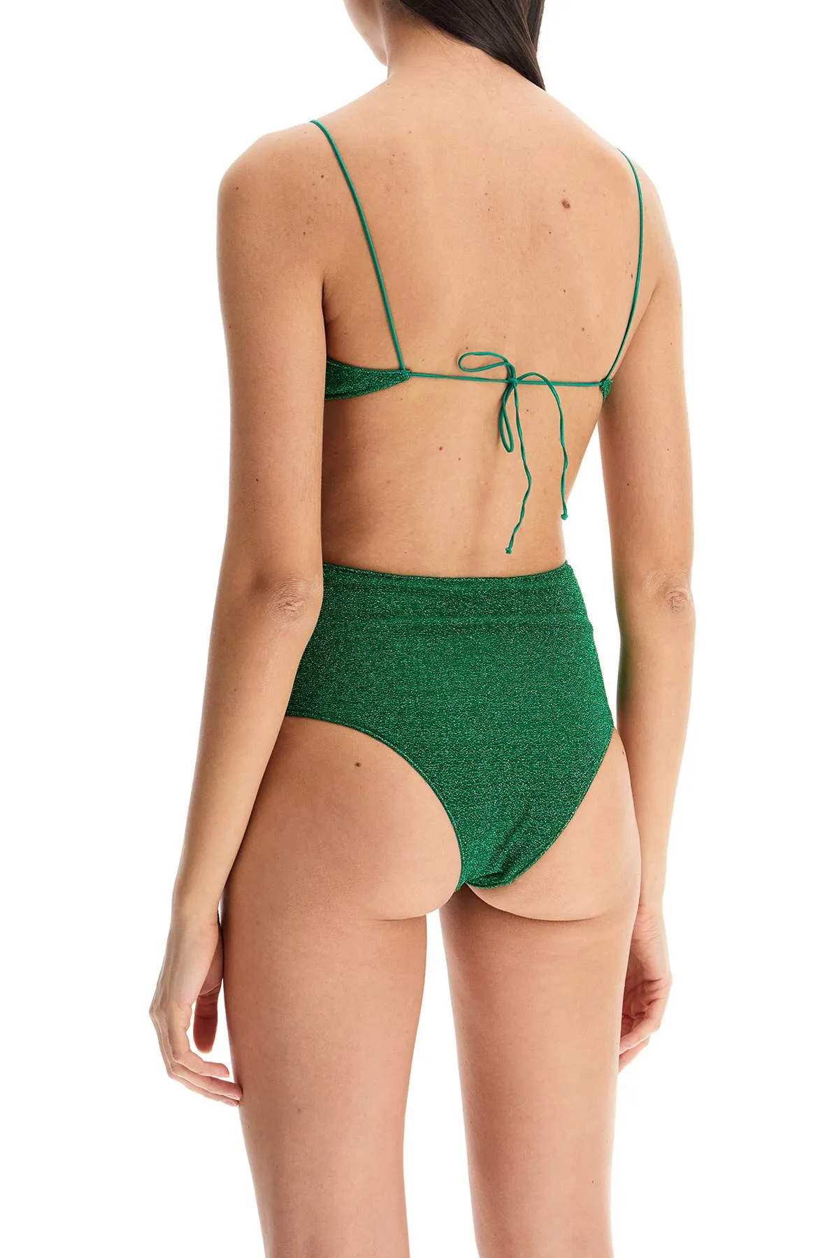 high-waisted lumiã¨re bikini set LMS803 EMERALD GREEN