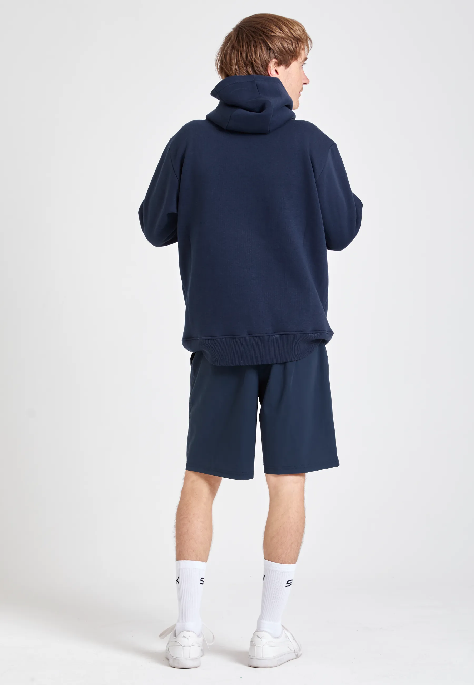 Hoodie unisex, navy blau