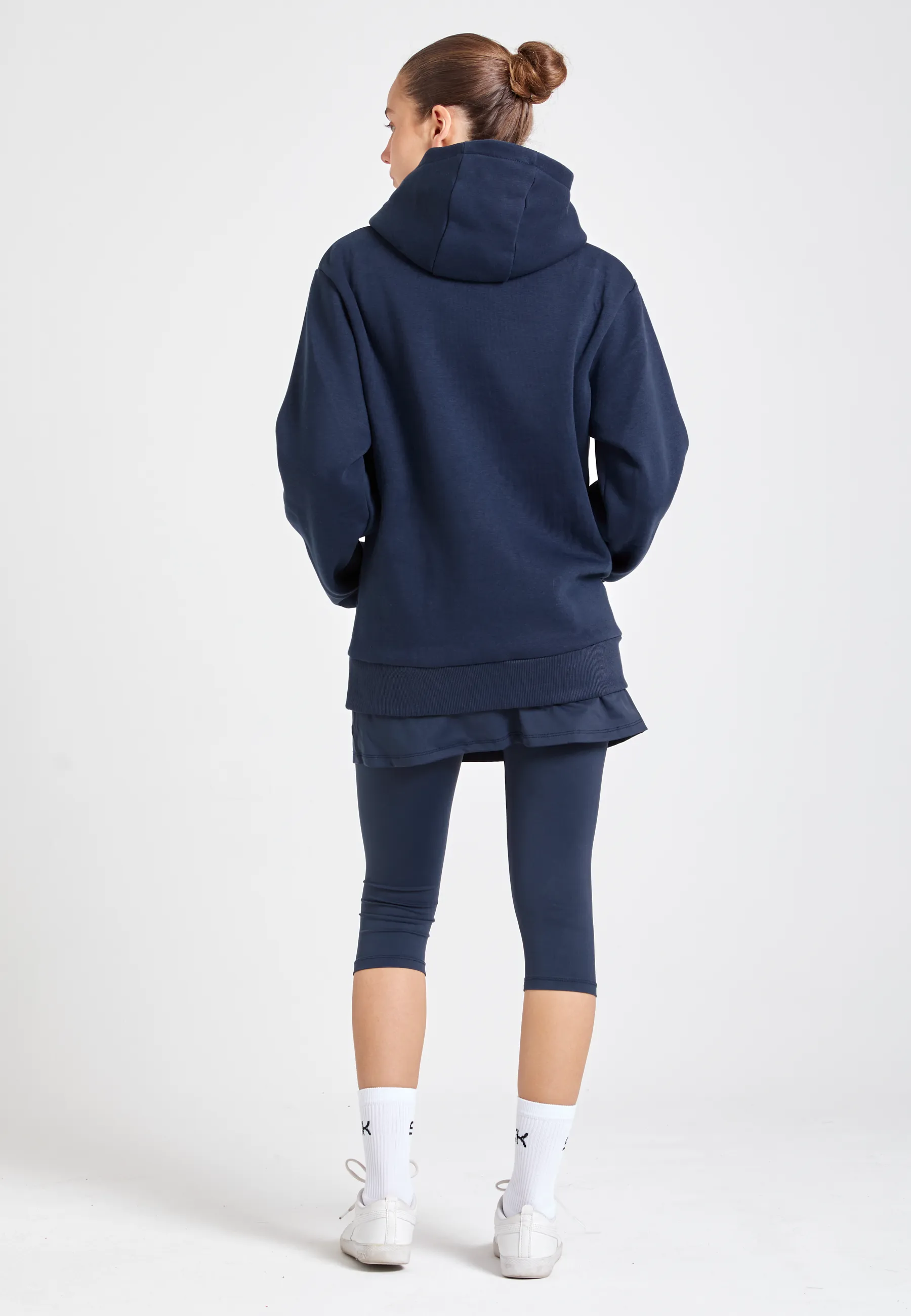 Hoodie unisex, navy blau