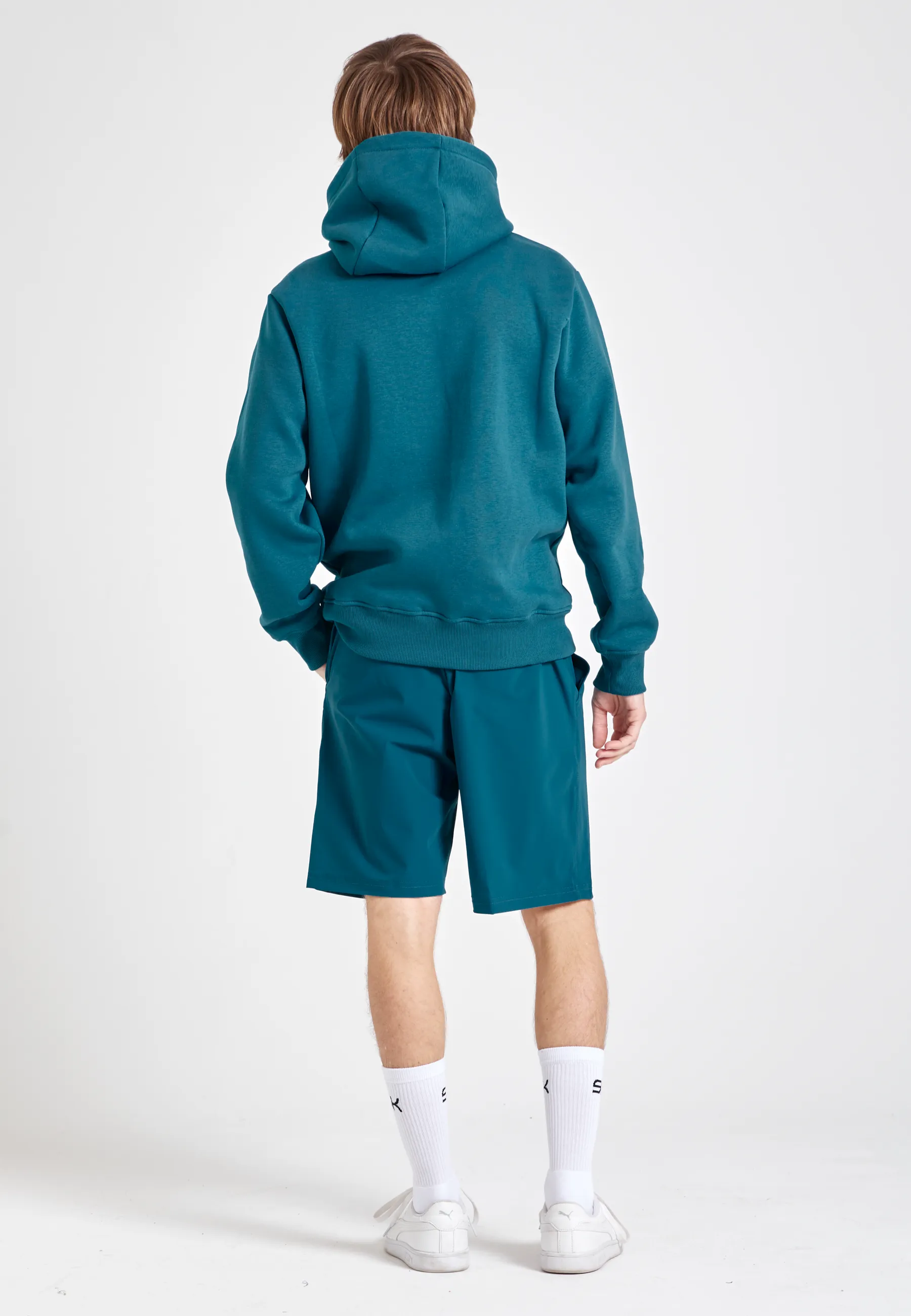 Hoodie unisex, petrol grün