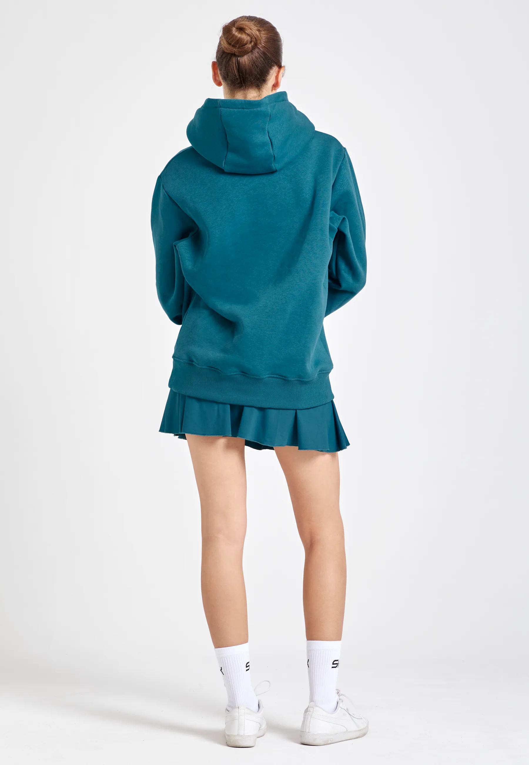 Hoodie unisex, petrol grün