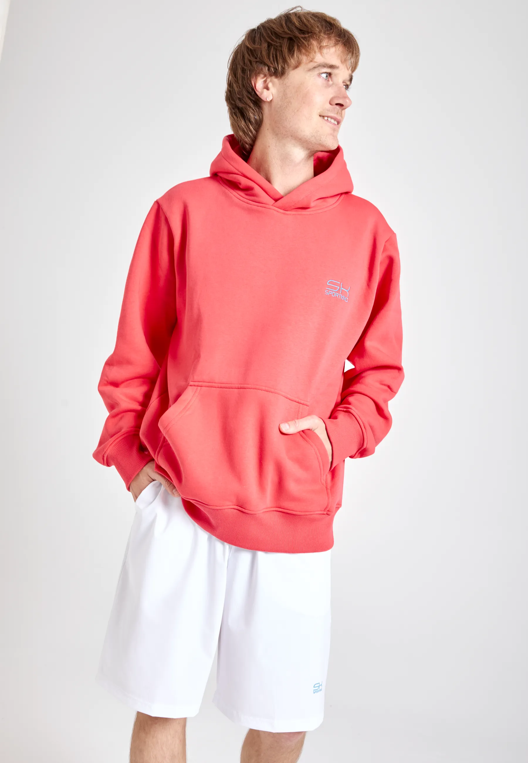Hoodie unisex, pfirsich