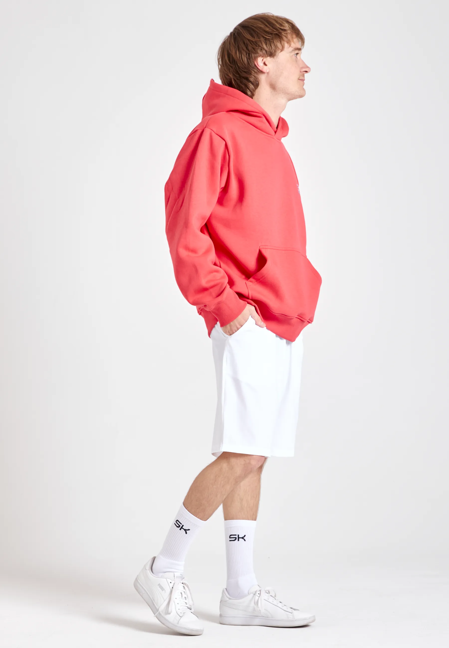 Hoodie unisex, pfirsich