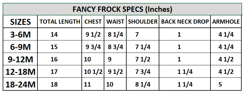 Infant Girl Poly Satin Fancy Frock