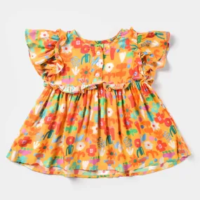 Infant Girls Viscose Casual Frock