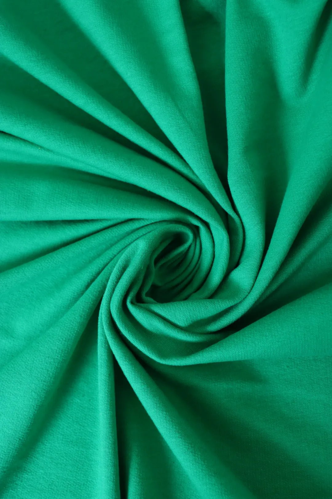 Kelly Green Cotton Spandex French Terry