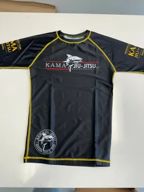 KJJ “Classic” Rash Guard Black Short Sleeve